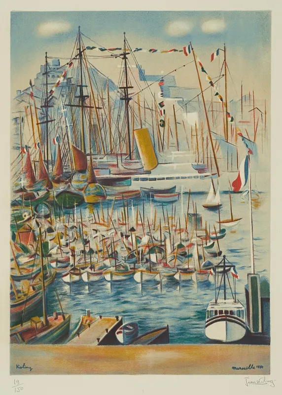 Mojżesz Kisling, Port w Marsylii