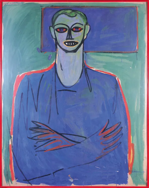 Roman Opałka, AUTOPORTRET, 1954