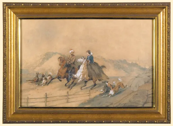 Artur Grottger, PRZEJAŻDŻKA, ok. 1856