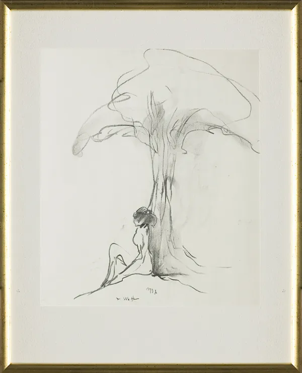 Alicja Wahl, Kobieta siedząca pod drzewem, 1997