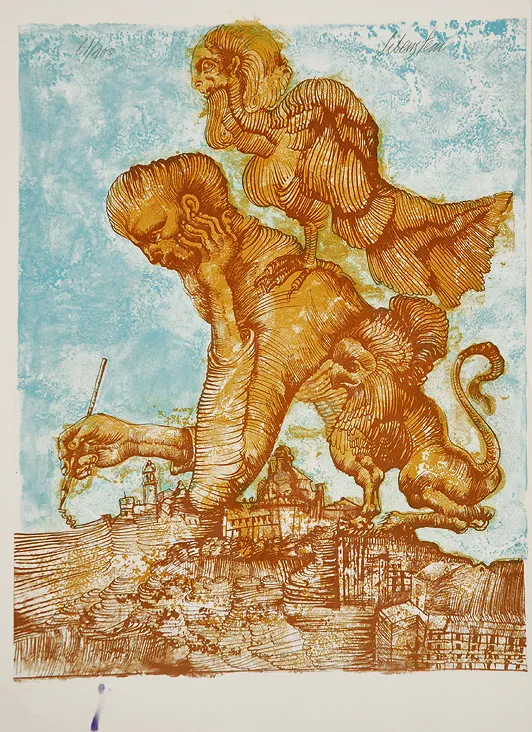 Jan Lebenstein, Rysownik