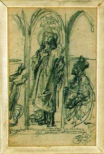 Jan Matejko, Święty Kazimierz i Jan Długosz