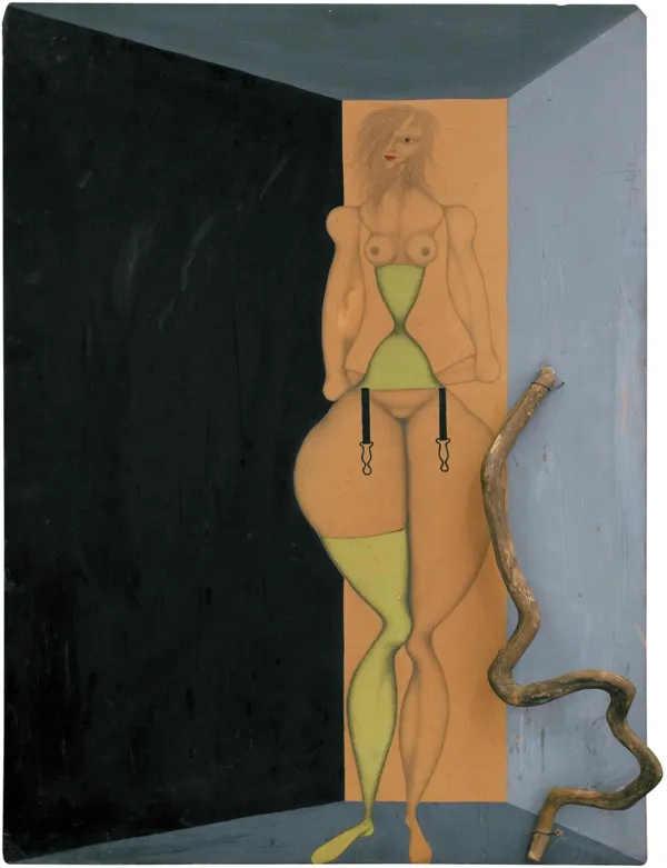 Edward Krasiński, KOMPOZYCJA Z KOBIECYM AKTEM, przełom lat 50/60 XX