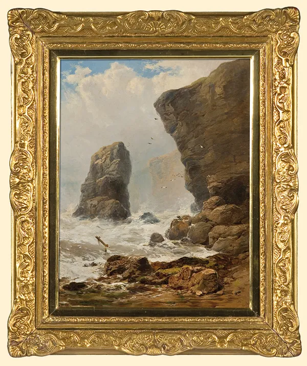 George Blackie Sticks, SZTORM U SKALISTYCH BRZEGÓW, 1876