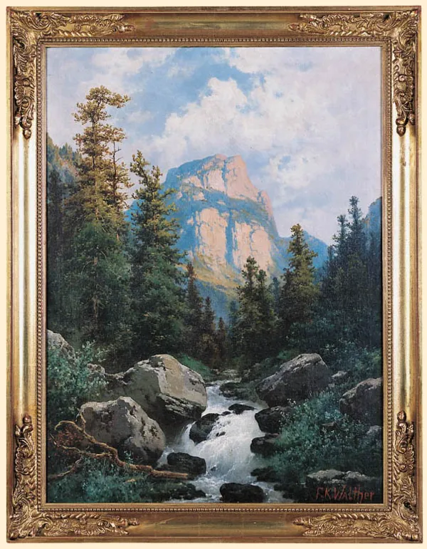 Friedrich Karl Walther, W GÓRACH, NAD RWĄCYM POTOKIEM