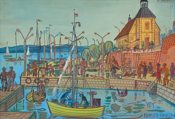 Edward Dwurnik, KAMIEŃ POM., z cyklu Podróże autostopem