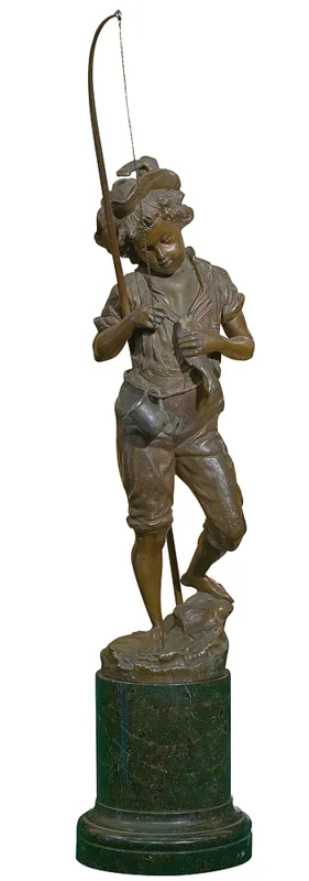 Ernst Seger, MAŁY WĘDKARZ, ok. 1900