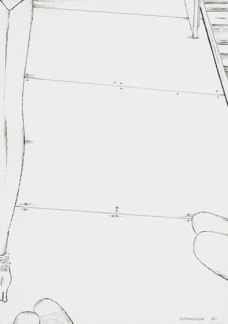 Jerzy Nowosielski, KOBIETY NA STATKU, 1980