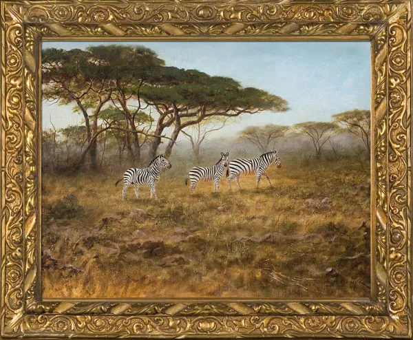 Georg (George) Majewicz, ZEBRY NA SAWANNIE