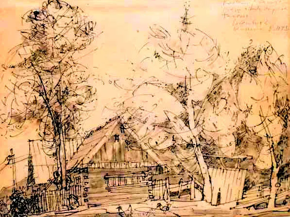 Tadeusz Kulisiewicz, Chałupa w Szlembarku, 1973