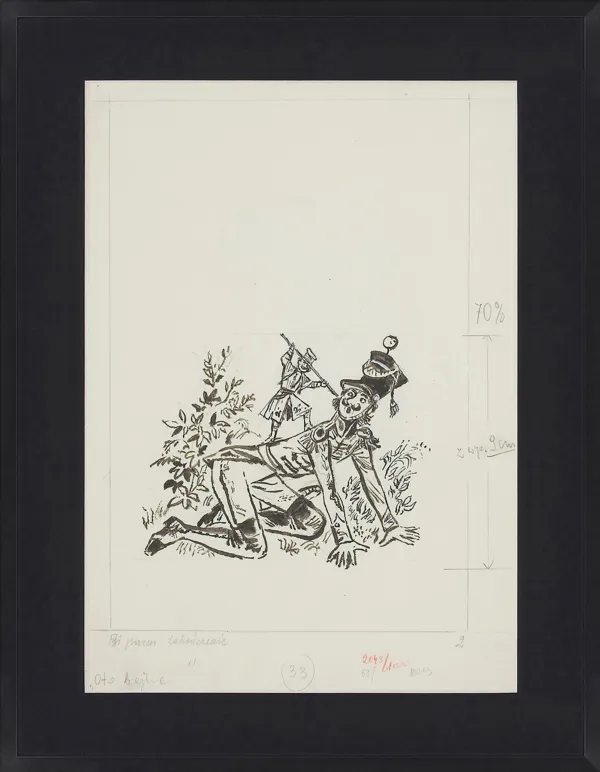 Jan Marcin Szancer, Ilustracja do baśni Psi pazur J. Brzechwy, 1975