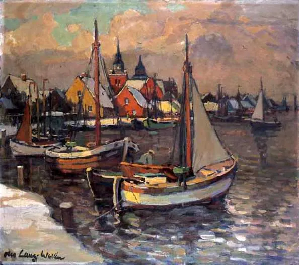 Otto Lang-Wolin, Zima nad morzem