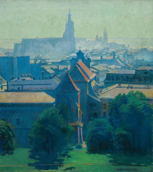 Alfred Terlecki, WIDOK KRAKOWA, 1936