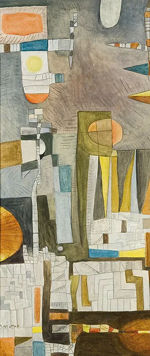 Mieczysław Wejman, PEJZAŻ MIEJSKI, ok. 1960-65