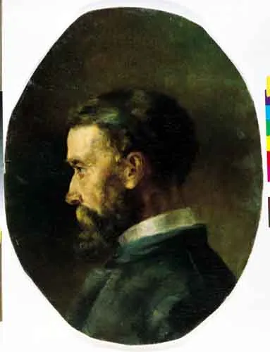 Aleksander Gierymski, Portret Św. Brata Alberta - Adama Chmielowskiego