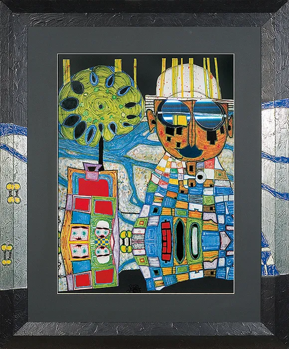 Friedensreich Hundertwasser, CHIŃCZYK W TROPIKACH, 1987