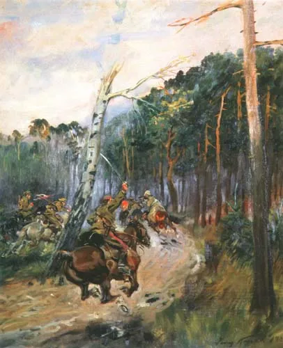 Jerzy Kossak, W pogoni