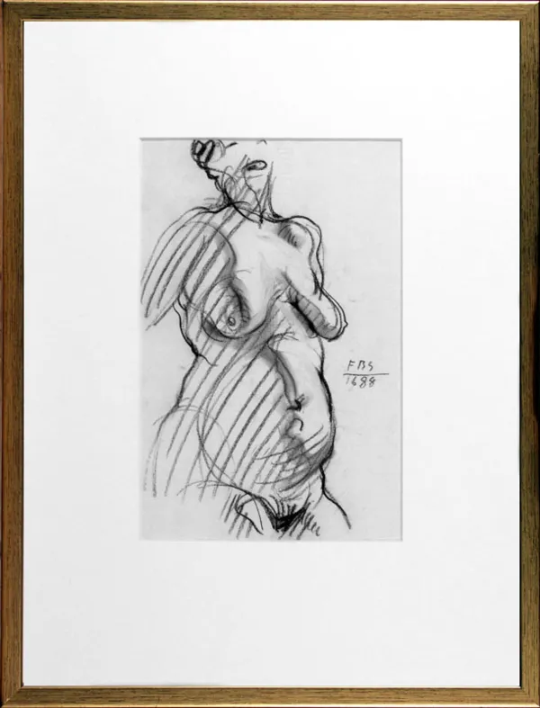 Franciszek Starowieyski, Akt kobiecy, 1988