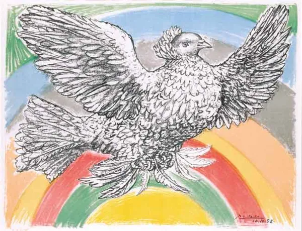 Pablo Picasso, Colombe Volant (A L'Art-en-Ciel)