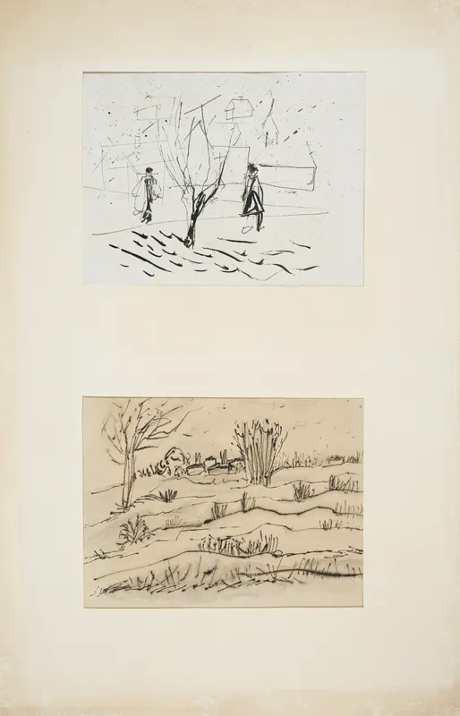 Alfons Mazurkiewicz, Dwa pejzaże z pleneru, 1949 (współoprawne)