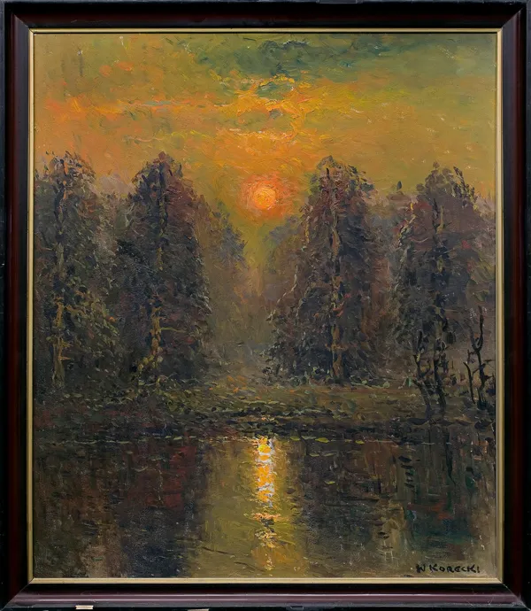 Wiktor Korecki, ZACHÓD SŁOŃCA NAD WODA I LASEM