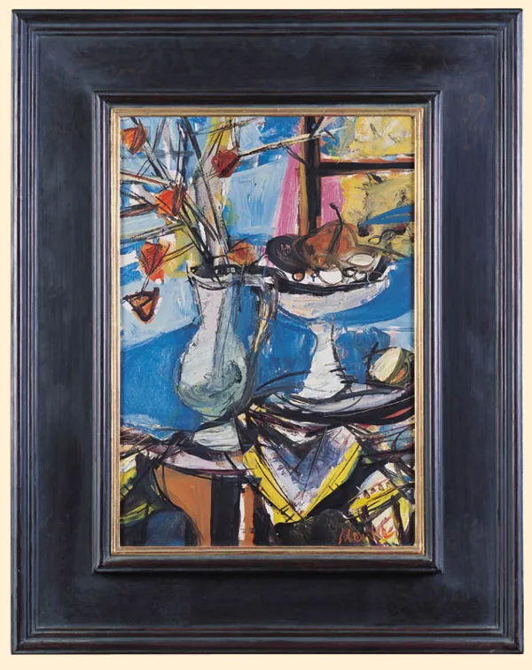 Zygmunt Menkes, MARTWA NATURA Z PATERĄ I KWIATAMI, po 1950