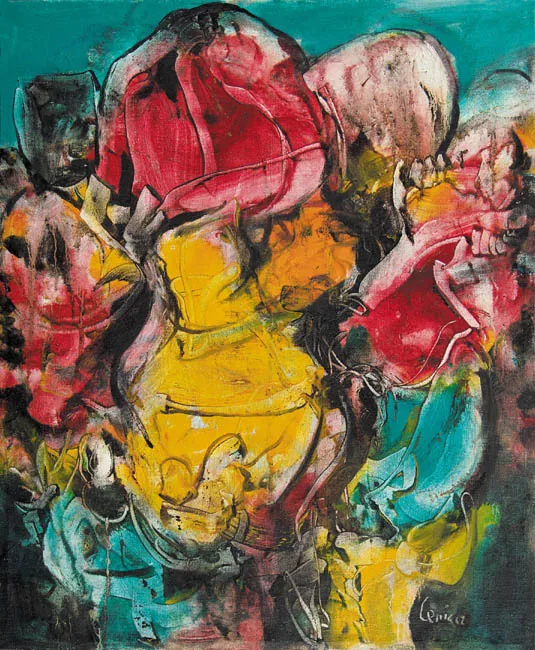 Alfred Lenica, ABSTRAKCJA, ok. 1970