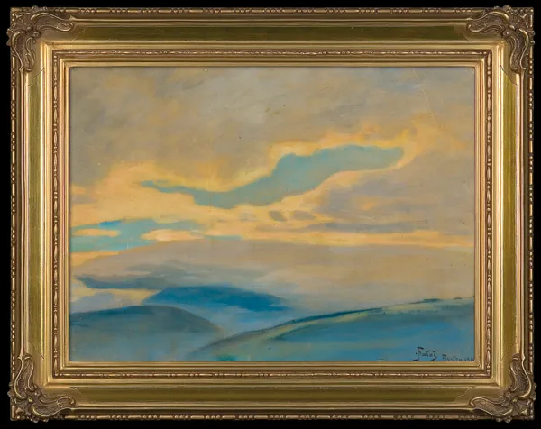 Julian Fałat, MGŁY. PEJZAŻ Z OKOLIC BYSTREJ, 1919 