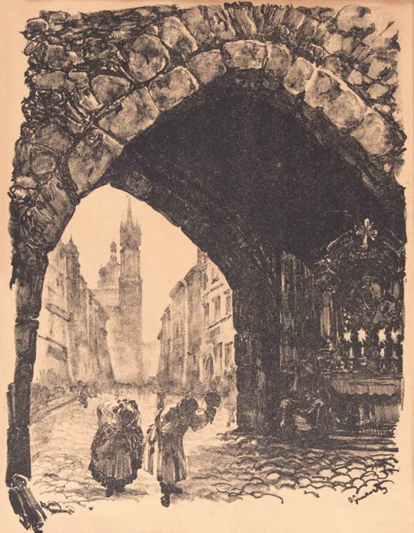 Jan Kanty Gumowski, Ulica Floriańska w Krakowie