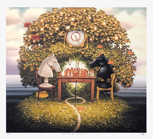 Jacek Yerka, PARTIA NA WYSPIE, 2006