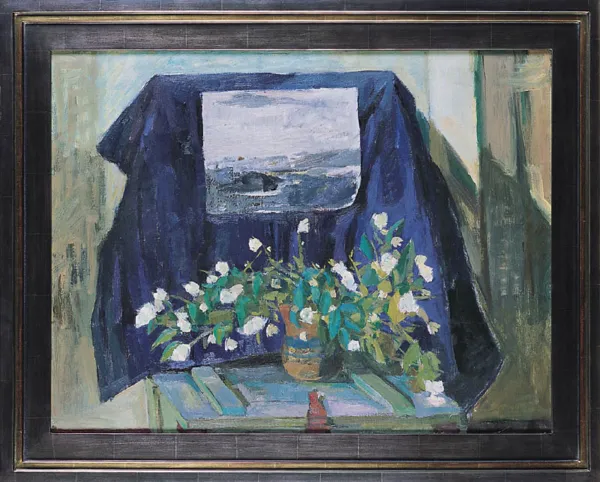 Andrzej Wróblewski, MARTWA NATURA Z RYSUNKIEM, 1954