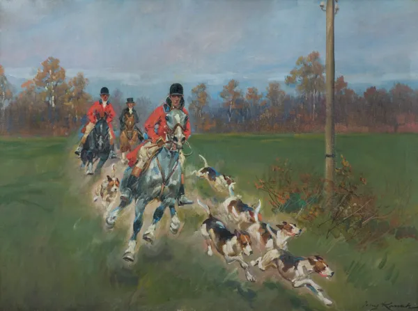 Jerzy Kossak, NA POLOWANIU PAR FORCE