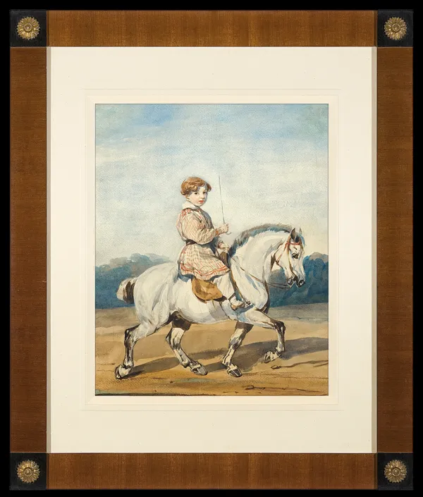 Piotr Michałowski, PRZEJAŻDŻKA. CHŁOPCZYK NA BIAŁYM KONIU, 1837-1840