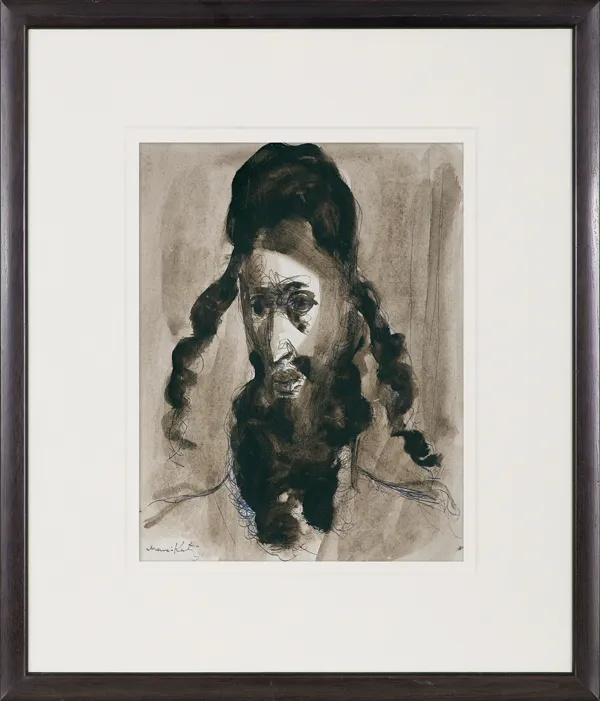 Emmanuel  Mané-Katz, PORTRET MŁODEGO ŻYDA