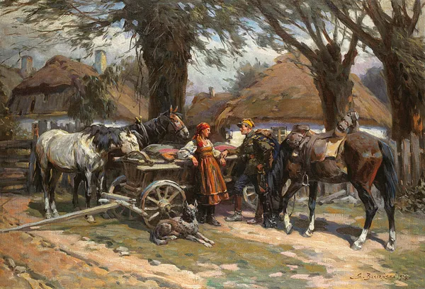 Stanisław Bagieński, Ułan i dziewczyna