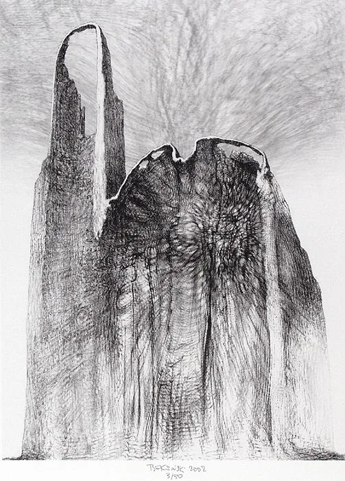 Zdzisław Beksiński, Bez tytułu, 2002
