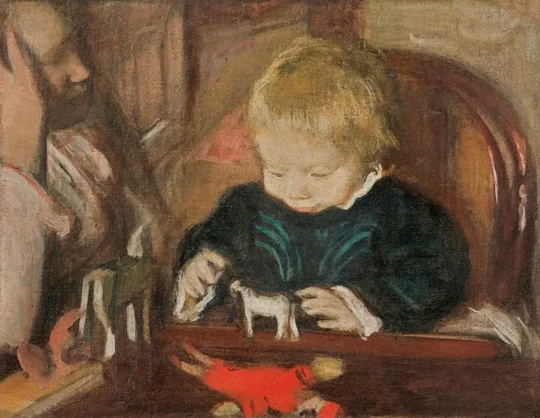 Wojciech Weiss, TADZIO Z ZABAWKAMI, 1902