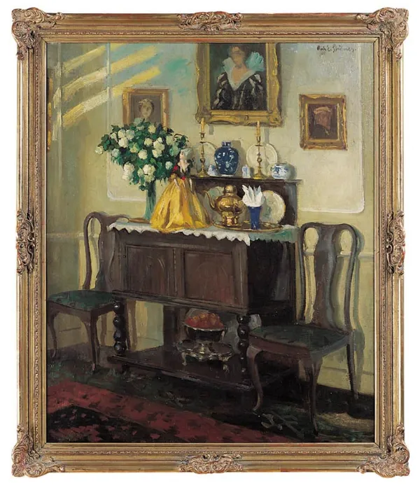 Robert Emil Stübner, 30. Wnętrze, ok. 1920