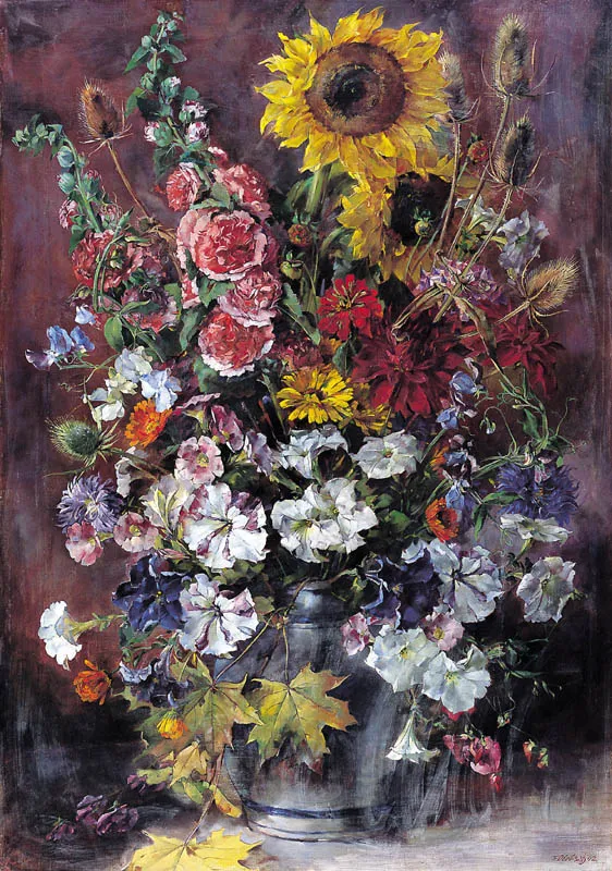 Friedrich Dietsch, Bukiet polnych kwiatów, 1942