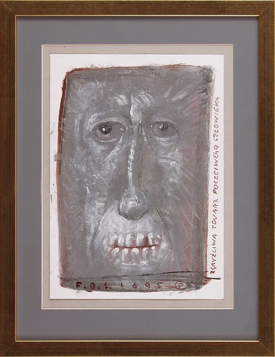 Franciszek Starowieyski, Zgryźliwa twarz poczciwego człowieka, 1995