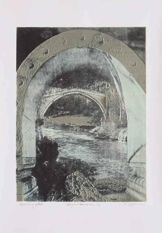 Henryk  Opałka, Kamienny potok, 2000