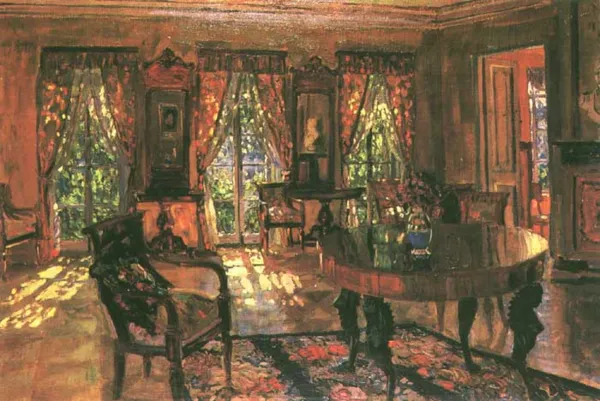 Stanisław Żukowski, Wnętrze salonu