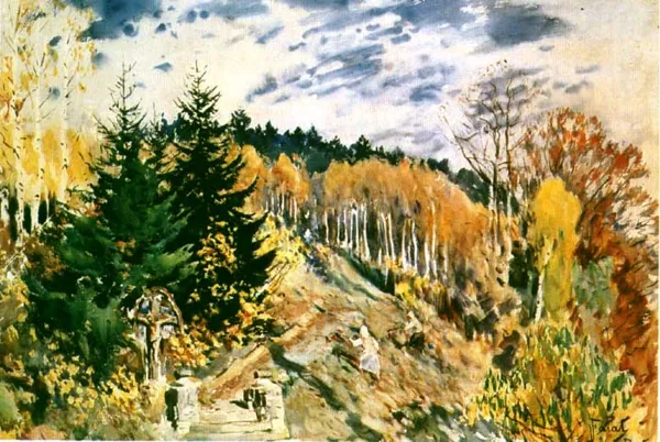 Julian Fałat, Kobiety przy pracach jesiennych