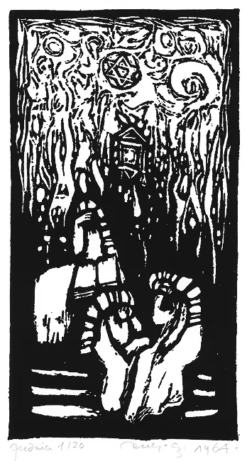 Jerzy Duda Gracz, Z cyklu „Judaica”, 1964