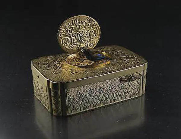 Autor nierozpoznany, Pozytywka ze śpiewającym ptakiem