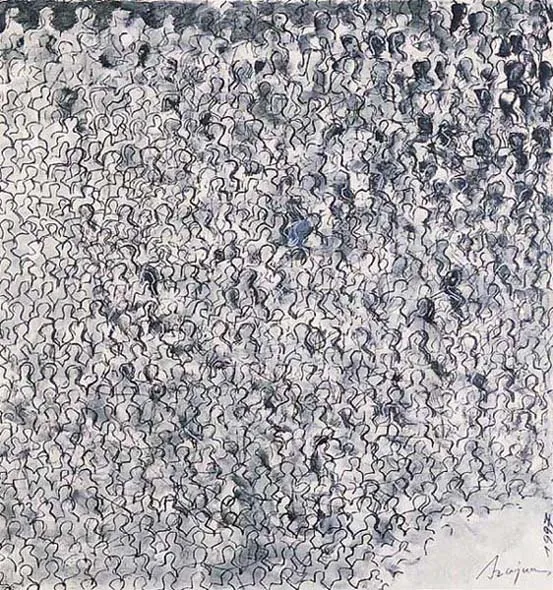 Józef Szajna, Z cyklu „Mrowisko”, 1997