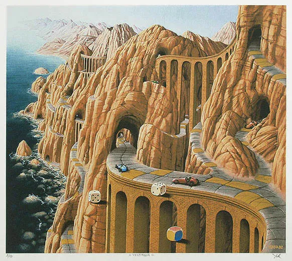 Jacek Yerka, Ventimiglia, 1992