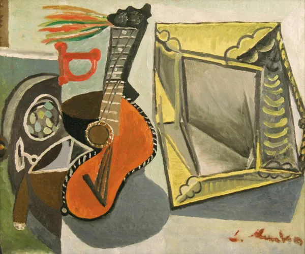 Lech Kunka, MARTWA NATURA Z GITARĄ, ok. 1955