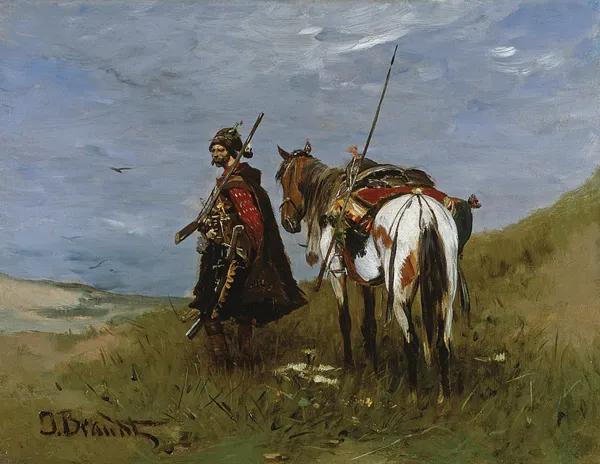 Józef Brandt, Na Dzikich Polach