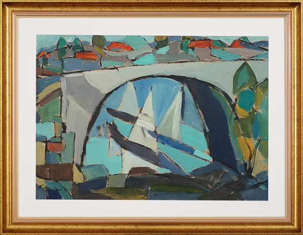 Fryderyk Antoni Hayder, Pejzaż, 1971